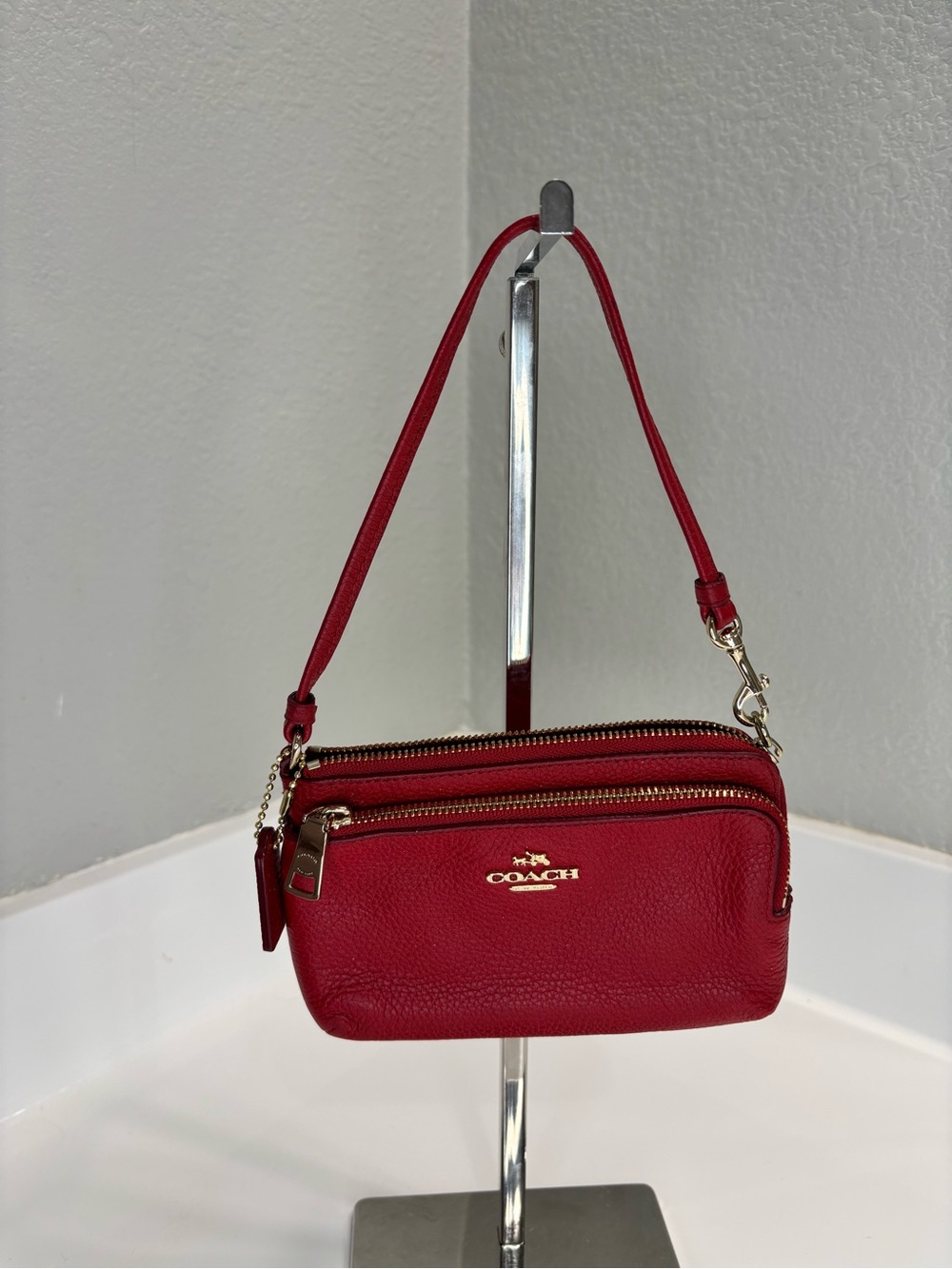 Coach Double-Zip Wristlet